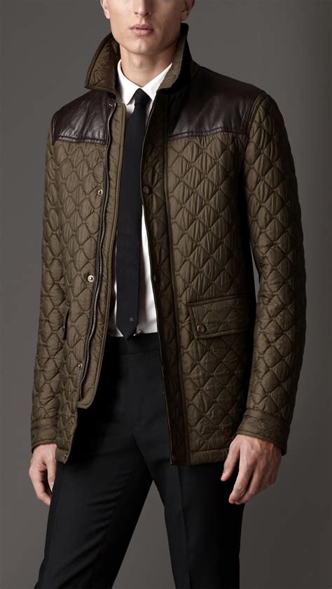 veste matelassé burberry homme